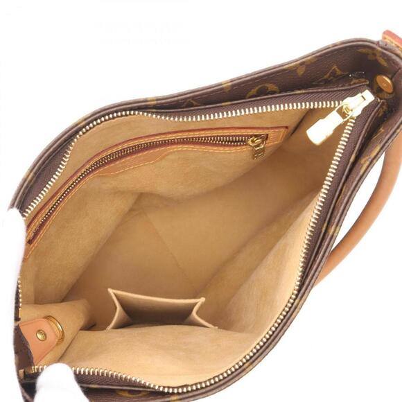 LOUIS VUITTON Brown Monogram Leather Looping GM Shoulder Bag - Picture 4 of 10
